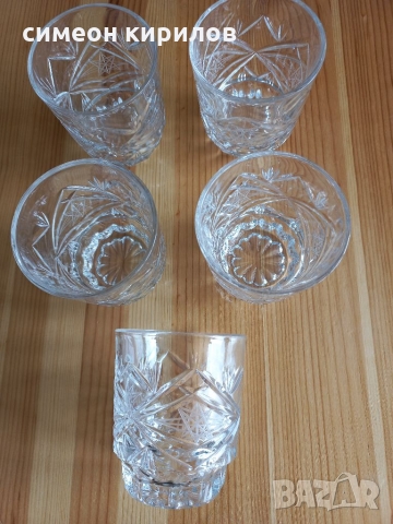 Продавам кристални чаши, снимка 4 - Чаши - 36087748
