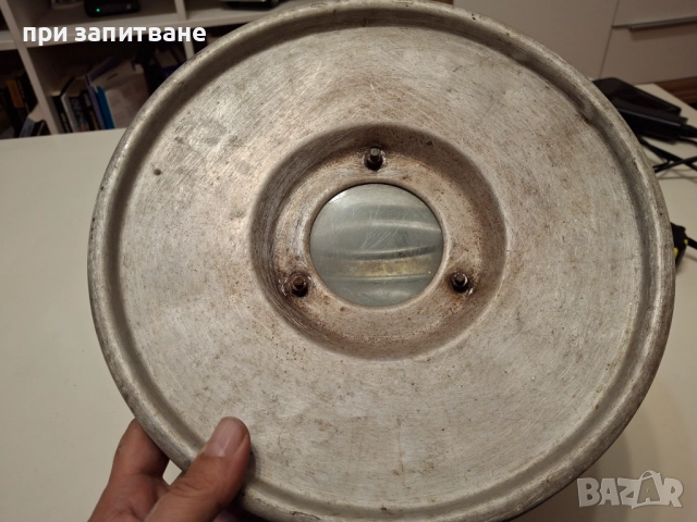 Стари ретро: 2 фара, настолен телефон Siemens, ел алуминиева тенджера, снимка 18 - Антикварни и старинни предмети - 36990190