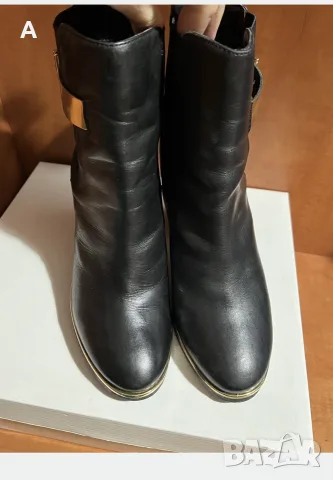 Дамски боти естествена кожа Armani, снимка 6 - Дамски боти - 56251234