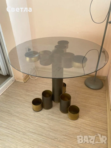 Винтидж дизайнерска маса, уникат, закупена от Франция