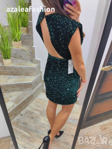 Рокля с пайети