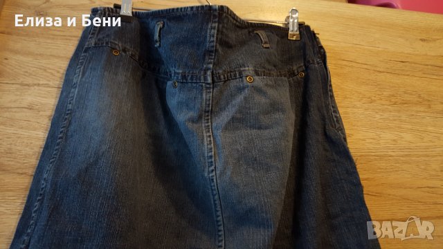 страхотна H&M деним дънкова макси дълга до земята пола, снимка 2 - Поли - 35893337