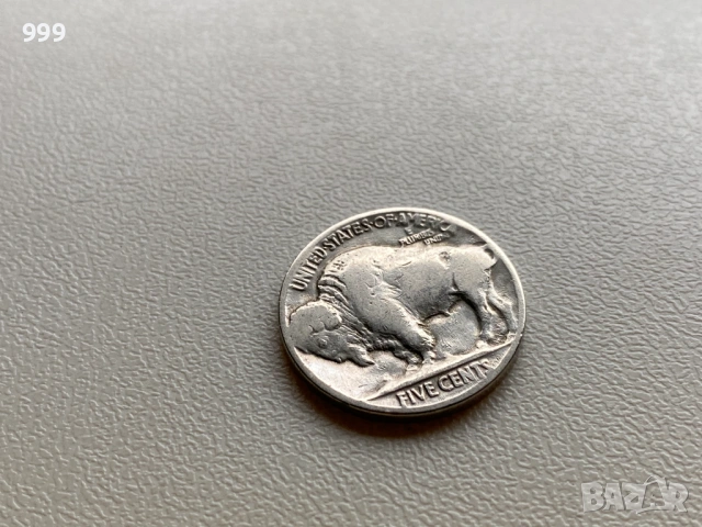 5 цента 1923, 1926, 1936 САЩ - Бъфало, Бизон, Индианска глава, снимка 7 - Нумизматика и бонистика - 53208648