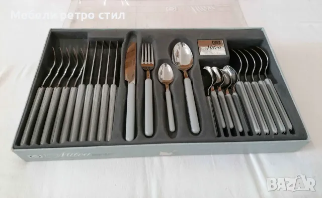 Това е изключително стилен комплект прибори за хранене Milva с отличителен дизайн.
