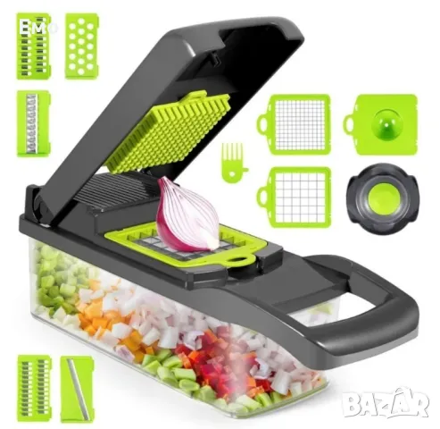 Кухненско ренде за плодове и зеленчуци 14 в 1, снимка 3 - Аксесоари за кухня - 47765195