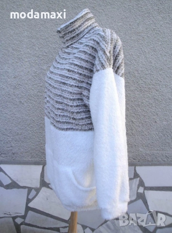 3XL Нов пухкав полар , снимка 5 - Суичъри - 52818993