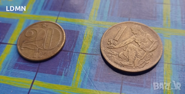 1 Коруна и 20 Халера 1980 Чехословакия