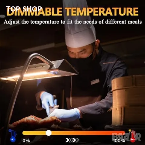 Нов комплект 4 броя Облицована лампа за загряване на храна, 240v R7S крушка, снимка 2 - Други стоки за дома - 49956910