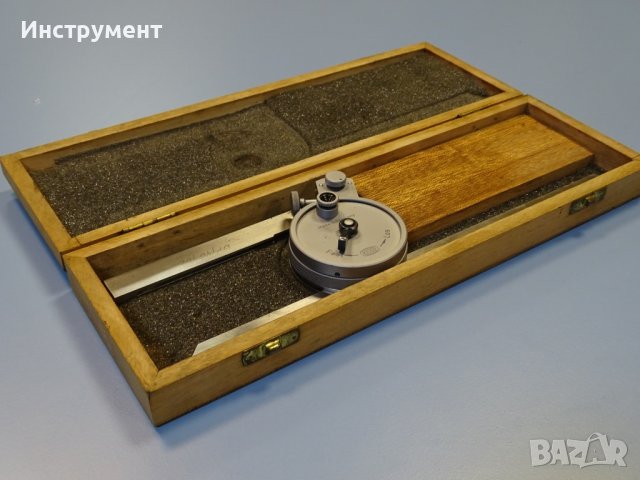 оптичен машинен ъгломер Mauser 150/300-8002 Bevel Optical Protractor , снимка 3 - Измервателни инструменти - 39322776