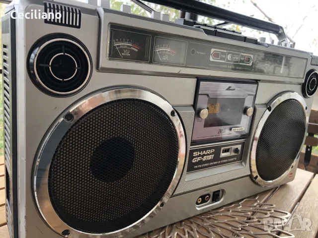 🔥SHARP GF 9191 E-Много свирещ радиокасетофон от серията! 