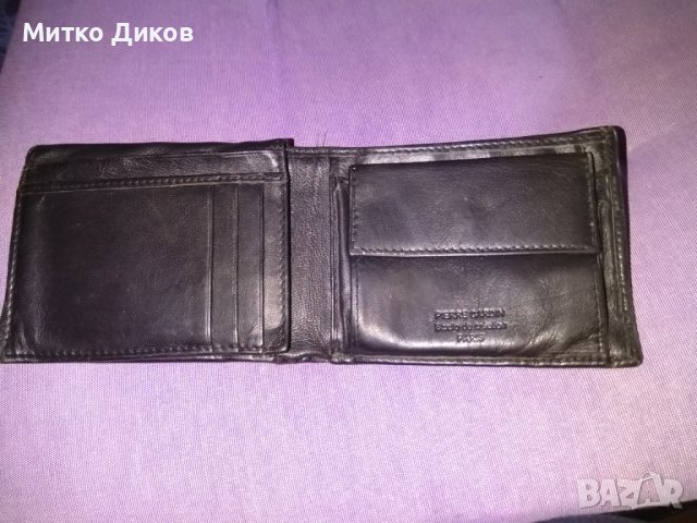 Портфейл марков Пиер Карден 120х90мм-естествена кожа , снимка 6 - Портфейли, портмонета - 44450660