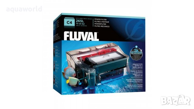 "ПРОМОЦИЯ" Окачен филтър Fluval Power filter C4, снимка 4 - Оборудване за аквариуми - 39424831