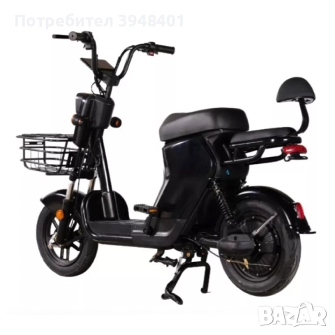 Електрическата тротинетка-скутер с кош, снимка 4 - Велосипеди - 52658848