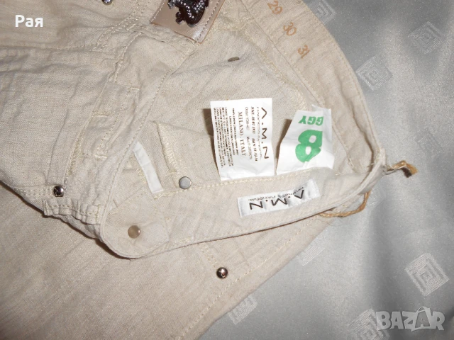 Панталон -100 % лен A.M.N madness national, снимка 9 - Панталони - 50751423