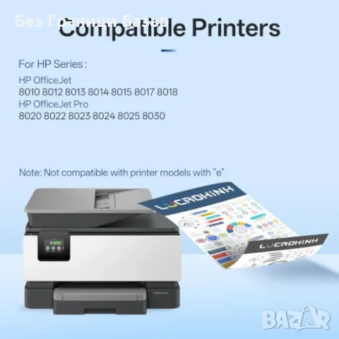 Нови HP 912XL Ink 4 броя Съвместими Касети OfficeJet 8010 8012 8015 8025 принтер мастило печат, снимка 2 - Консумативи за принтери - 56130715