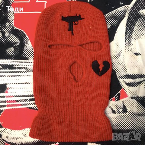 Дамски шапки тип маска за цяло лице gangsta за видео клипове, снимка 4 - Шапки - 41458700