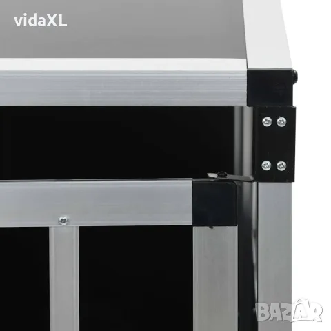 vidaXL Кучешка клетка с една врата, 54x69x50 см, снимка 8 - За кучета - 56146191