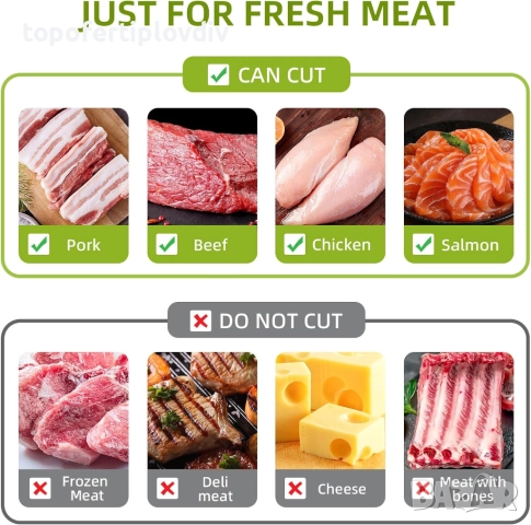 Комплект кухненски нож за рязане на месо, снимка 2 - Месомелачки - 52253871