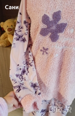 Пухена зимна пижама , снимка 4 - Пижами - 42140584