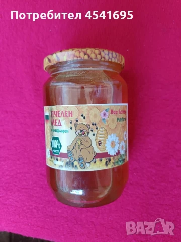 Мед с пчелна пита, снимка 2 - Пчелни продукти - 51116580