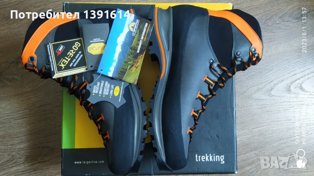 La Sportiva Trango TRK Leather Carbon/ Pumpkin , снимка 3 - Спортни обувки - 40896211