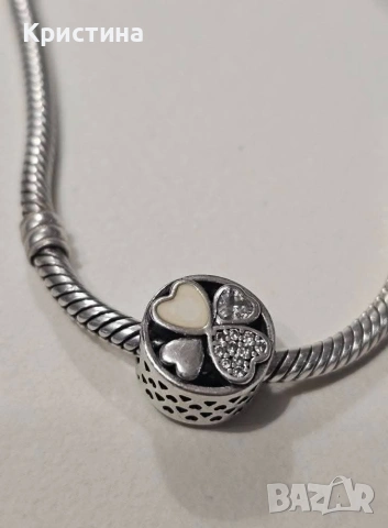 Сребърни талисмани тип Пандора, снимка 4 - Гривни - 53844846