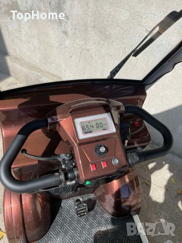 Електрическа Четириколка С СОЛАРЕН ПАНЕЛ CARGO LUX SOLAR PLUS 1500W/60V - Кафява, снимка 11 - Мотоциклети и мототехника - 42367784