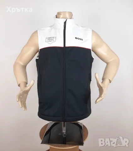 Porsche Motorsport x Boss Softshell Vest - Оригинален мъжки елек размер M-L, снимка 3 - Якета - 49192289