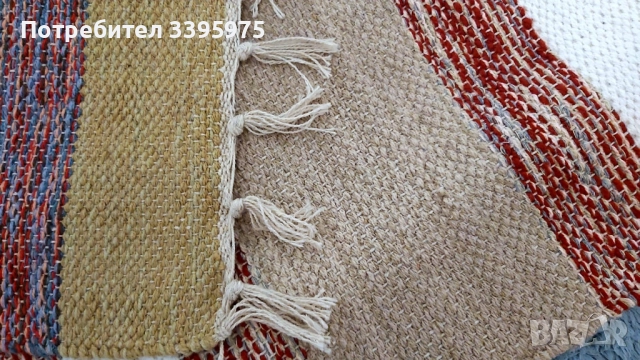 Нови ръчно изработени килими от Индия - 2 броя, снимка 3 - Килими - 51620671