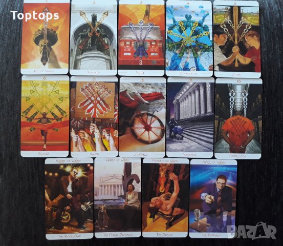 78 съвременни таро карти: Urban Tarot & Pagan Tarot & Spacious Tarot, снимка 7 - Други игри - 33814085