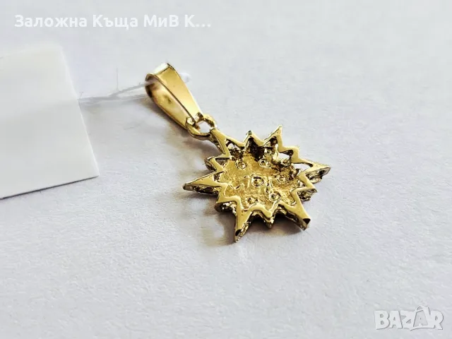 Златна висулка 0.88гр 03242-26, снимка 2 - Колиета, медальони, синджири - 56154474