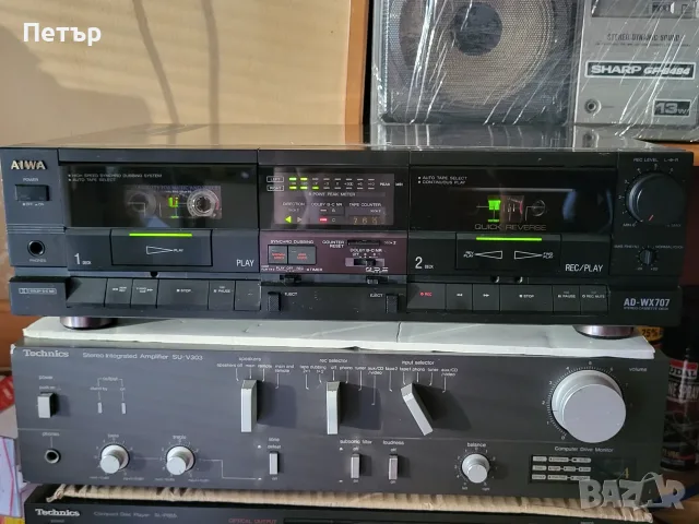AIWA AD-WX707 със ЗАЩИТНОТО ФОЛИО НА КАПАКА, снимка 6 - Декове - 56270400