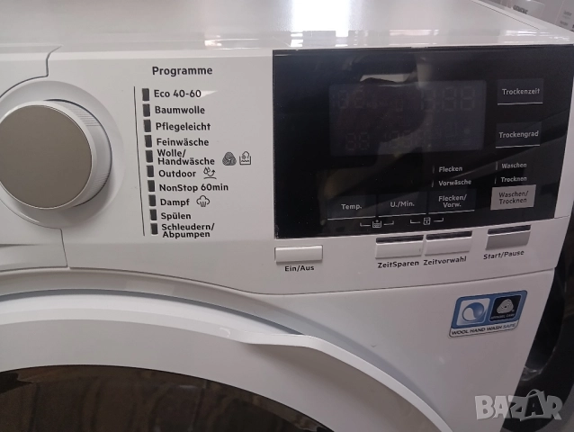 Пералня със сушилня АЕГ AEG KOMBI 8/4кг А+++ Made in Italy 2 години гаранция!, снимка 5 - Перални - 51437127