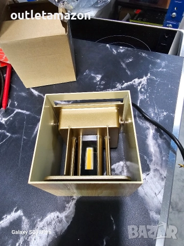 Doughelec LED стенна лампа, външна/вътрешна, 6 W, дърво, водоустойчива , снимка 5 - Други - 52844971