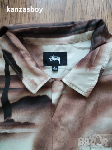 Stussy Island Shirt - страхотна мъжка риза Л, снимка 9 - Ризи - 51571286