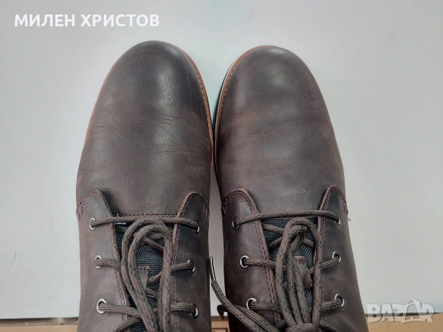 CLARKS Topton Mid-Естествена кожа(Като Нови)-№45, снимка 9 - Мъжки боти - 53339112