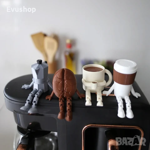  Комплект от 4 Фигурки Кафе Декорация