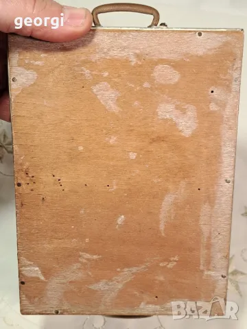 ретро френски поднос с метален обков  23/1, снимка 8 - Антикварни и старинни предмети - 49327988