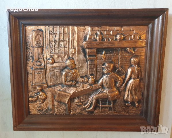 Морска Регата - масло върху платно с подпис, снимка 4 - Антикварни и старинни предмети - 42283624