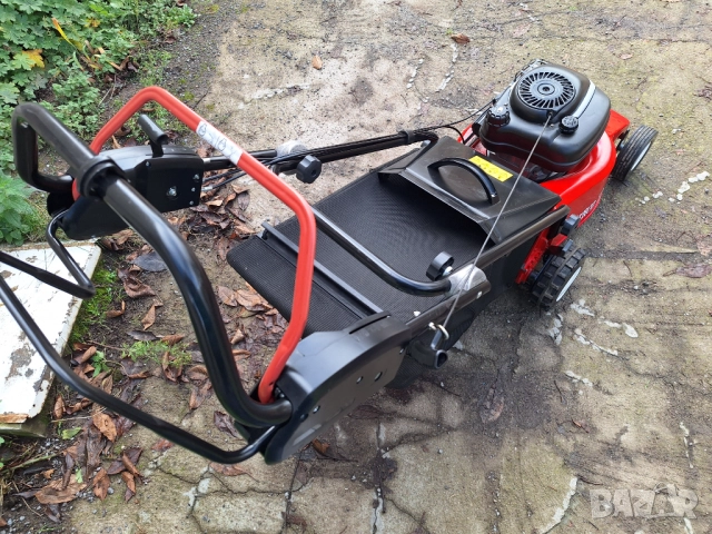 Косачка Tecumseh 6к.с. самоходна мулчираща с кош алуминиева, снимка 7 - Градинска техника - 52379317