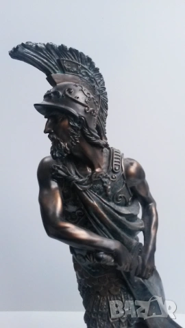 Висока фигура на рицар с отчупен меч, 44 сантиметра, снимка 4 - Декорация за дома - 53529560