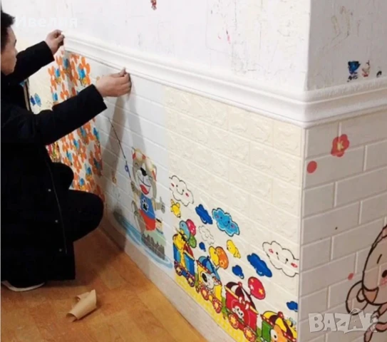 3D рамка за таван, самозалепваща се стенна облицовка, снимка 2 - Други стоки за дома - 51415813