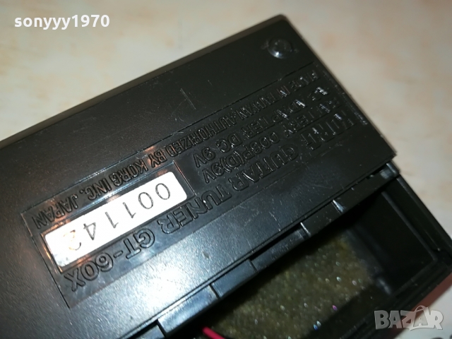 KORG GT-60X GUITAR TUNER-ВНОС SWISS 1503221019, снимка 12 - Други - 36109274