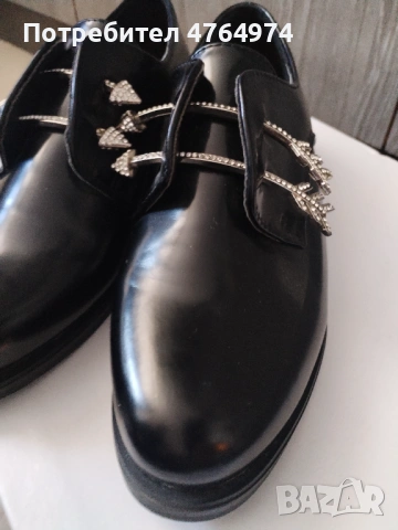 Дамски черни обувки, снимка 3 - Дамски елегантни обувки - 53835060