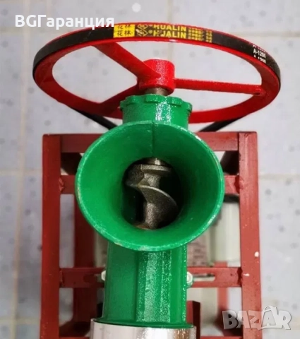 Нова Качествена месомелачка с електромотор 1,5 KW, снимка 5 - Месомелачки - 52025676