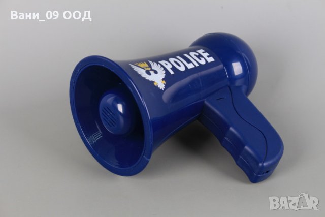 Детски полицейски мегафон , снимка 3 - Музикални играчки - 41903522
