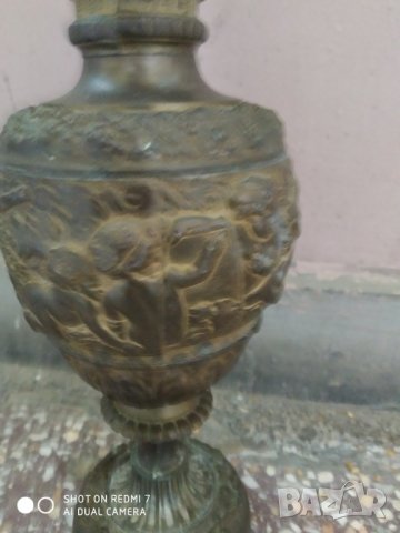 стар бароков свещник, снимка 4 - Антикварни и старинни предмети - 33861175