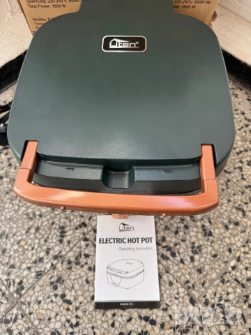 Мултифункционален Електрически Съд за Готвене Пържене Варене Задушаване UTEN Electric Hot Pot B-2, снимка 6 - Мултикукъри - 52722022