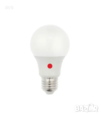 LED крушка със сензор ден и нощ 9W А60 4000K VITO E27, снимка 1
