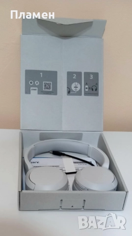 Безжични слушалки Sony - WH-CH520, Бели, снимка 2 - Bluetooth слушалки - 52456703